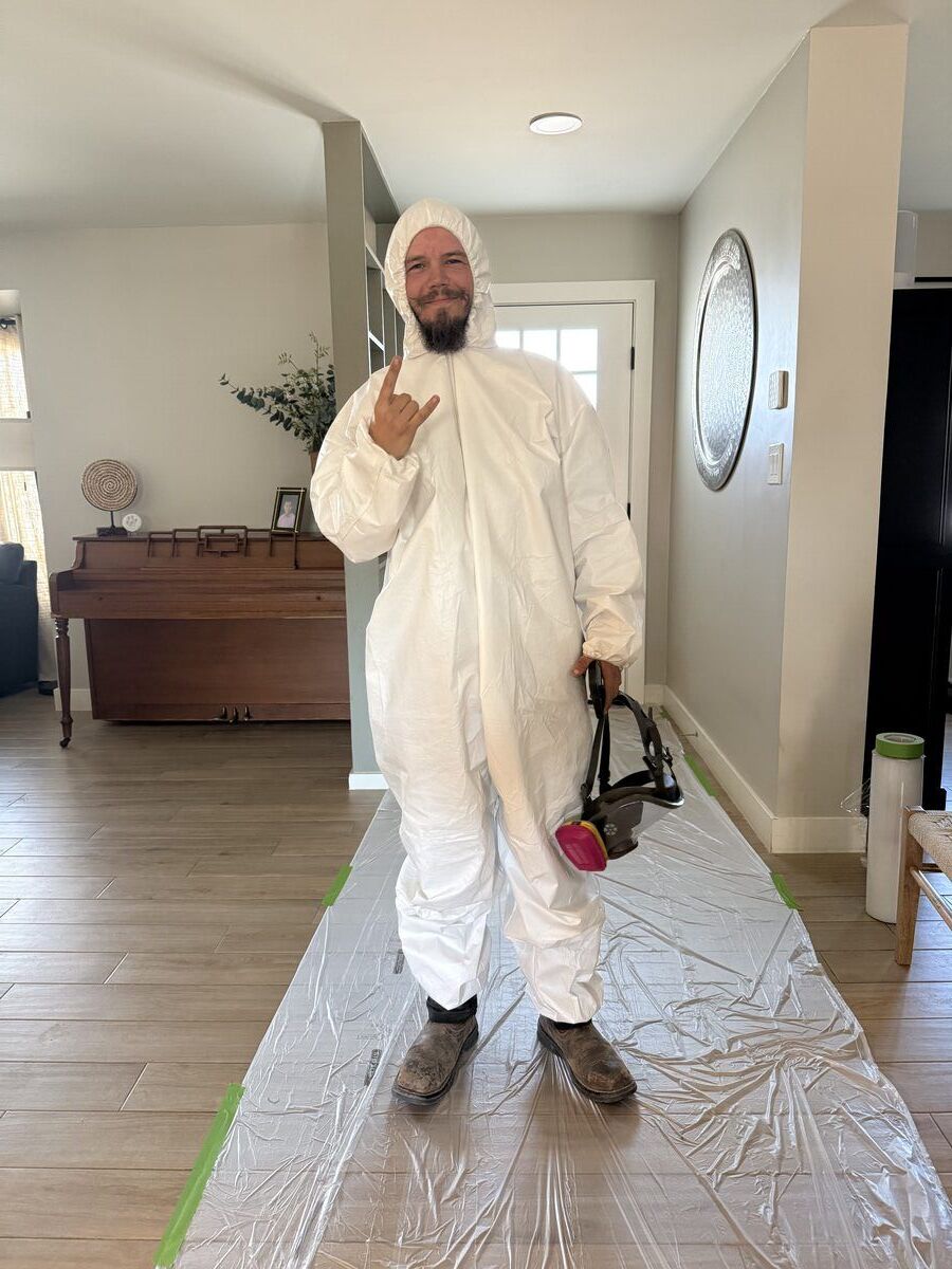 Fresh batt insulation installed after remediation